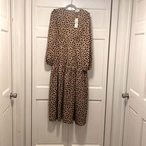 Never Fully Dressed NWT Animal Print Dress